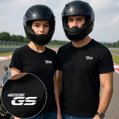 F850GS Logo Motorcycles T Shirts Fashion Men Summer Short Sleeve Cotton Bultaco Man Tshirt For BMW F