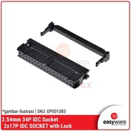 DC99 34P IDC SOCKET 2x17P IDC SOCKET FEMALE 34 PIN IDC CONNECTOR SOCKET IDC F