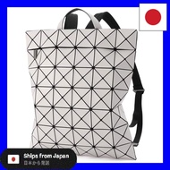 BAO BAO ISSEY MIYAKE Baobao Issey Miyake Lucent Flat Pack Backpack Rucksack 7×6 Matte Light Gray BB 