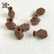 [GoodGirlm1] 5pcs Miniature Woven Basket, Model House Accessories, Miniature Willow Basket For Craft