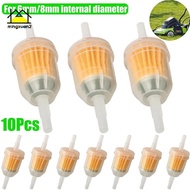 mingxuan2 10Pc 6MM-8MM Car Gasoline Oil Filter s Universal Inline Gas Fuel Filter For Small Engine L