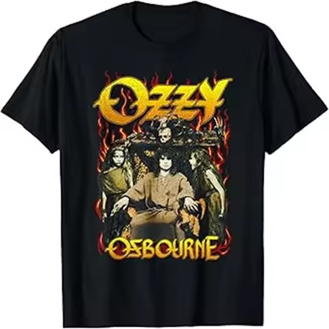 Ozzy Osbourne Merch 2025 Tee Tshirt Men Women Fashion T-shirt Short Sleeve Funny Tee Unisex Hip Hop 