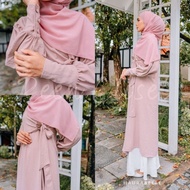 [READY STOCK] HAURABELLE | MELLY DRESS BF FRIENDLY (DRESS MUSLIMAH) SIZE S - 2XL (ORI 100% HQ)