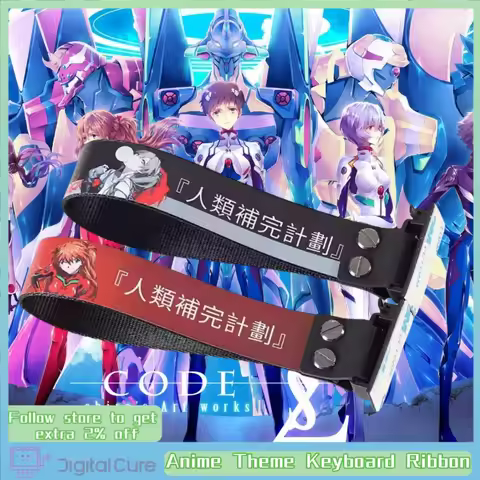 Keyboard Ribbon Anime Theme Mechanical Keyboard Strap Customization Wooting Atk68 Drunkdeer Looting 