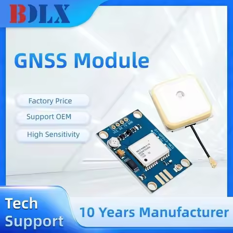 NEO-M8N GPS Module GPS+GLONASS Dual Mode 10Hz GPS Receiver Update with Ceramic Antenna for Drone RTK