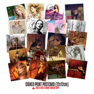 Taylor Swift Signed Postcard 12x12cm (Print Copy)