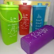 1-liter Drinking Bottle With Gallon MOTIF And PIKO Bottle/2-LITER Refrigerator Bottle With A Kilo