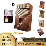 ஐ【Good Wood】17 keys Kalimba Thumb Piano Acoustic Finger Piano Music Instruments