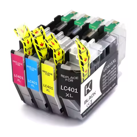1~5set LC401 XL LC401XL Inkjet Ink Cartridge Compatible for Brother MFC-J1010DW MFC-J1012DW MFC-J117