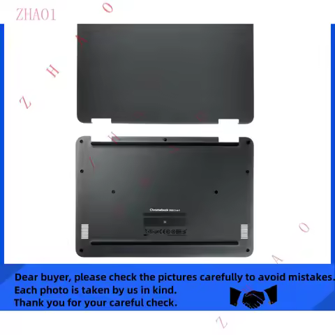 Z New For Dell Chromebook 3100 2-in-1 LCD Back Cover / Bottom Case Cover