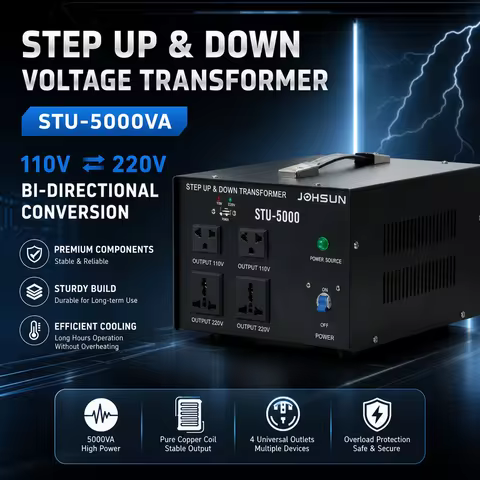 5KW 3KW Voltage Converter Transformer Power Converter Step Up/Step Down 110V to 220V 220V to 110V He