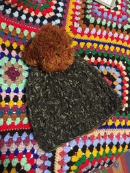 💙Knitted Beanie Hat in orange and green 冷帽