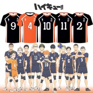 Haikyuu Fukurodani Cosplay Costume Short Sleeve T-shirt Schweiden Adlers KAGEYAMA Jersey