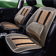 Universal Breathable Bamboo Slices Car Chair Cover Four Seasons Seat Cushion With Ventilation Waist Massage Pad