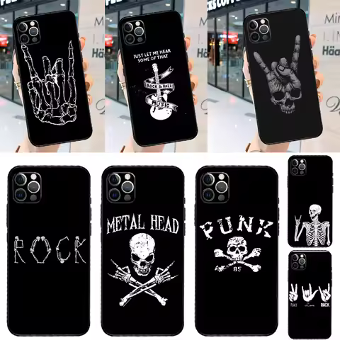 Punk Rock Case For Honor Magic 6 5 7 Lite Cover For Honor 200 Pro 400 50 70 90 X9 X8a X8b X9a X9b X9