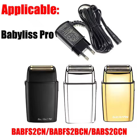 Compatible with Babyliss Pro Professional Shaver BABFS2CN/BABFS2BCN/BABS2GCN Charger Power Adapter H