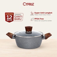 Cypruz Pan Stock Pan with Lid 20 cm