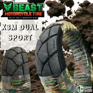 110/80-14 TL ORIGINAL BEAST MOTORCYCLE TIRE "BEAST X3M DUAL SPORT" 110/80 - 14 Tubeless