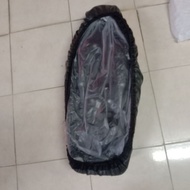 SEAT COVER SUZUKI RG GRAY BERJAHIT GETAH TIDAK PERLU STAPLER SARUNG JER