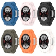 Luxury Silicone TPU Smart Watch Protective Shell Frame Edge Bumper For Amazfit GTR4 Pro T-Rex 2