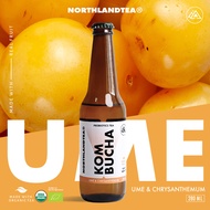 Organic Kombucha Ume & Chrysanthemum 280 ml. - คอมบูชา Probiotic ธรรมชาติ - สร้างจุลินทรีย์ที่ดีในร่