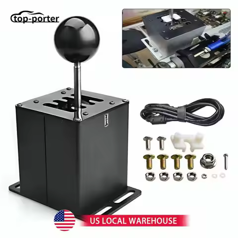 USB H Gear Shifter For PC Sim Racing Game Logitech G27 G29 G25 G920 T300RS/GT Black For Logitech G29