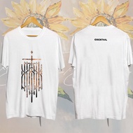 2025 วงร็อคคอนเสิร์ตเสื้อยืดผู้ชายและผู้หญิงผ้าฝ้ายคอกลมด้านบน COCKTAIL EVER LIVE Band T-shirt S-5xl