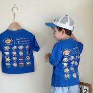 Combo of 2 round t-shirts made of cool, sweat-absorbent cotton for boys Shop Be Gold G031