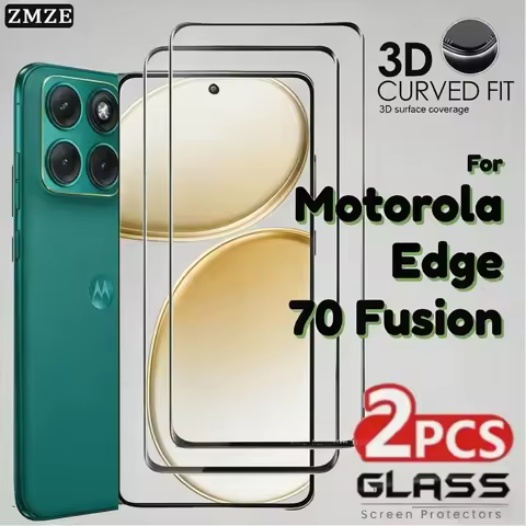 2Pieces for Motorola Edge 70 Fusion+ 9H HD Tempered Glass Film for Moto Edge 70 Ultra Series Edge Gl