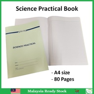 A4 Science Practical Book Buku Nota Sains School Exercise Book