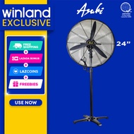 Asahi by Winland 24 inches Industrial Powerful Stand Fan | Electric Fan PF-2401
