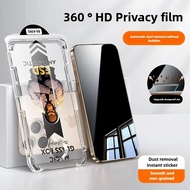 Easy Install 360° Privacy 9H Auto Dust Elimination Full Screen Protector For iPhone 17 11 12 13 14 1