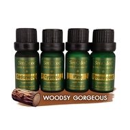 SenOdos 100% Woodsy Gorgeous Set Pure Essential Oils Undiluted (Therapeutic Grade) 10ml x 4 bottles