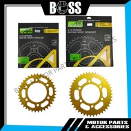 [AJI RACING] 415 GOLD YAMAHA Y15ZR/Y16ZR/FZ150 Rear Sproclet Spoket Belakang (37T-44T)