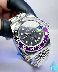 Seiko 精工 GMT 自動機械芯 Seiko GMT automatic movement 40mm case custom 改款 seiko mod 40mm 鋼殻 20mm 鋼帶 人工藍寳石玻
