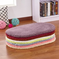 Soft Water Absorption Bath Mats Toilet Floor Absorbent Thick Carpets Non-slip Bathroom Mats Memory Foam Bath Rug Ellipse Mats