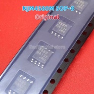 10ชิ้น NJM4580M ของแท้ SOP-8 JRC4580 SOP8 JRC 4580 SMD การปฏิบัติงานแบบคู่ชิพเครื่องขยายเสียง IC ใหม