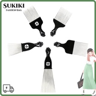 SUKIKII Afro Pick Comb Durable Curly Hair Black Afro Hair