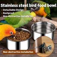 Bird Cage Bird Feeder Bowl Bird Toy Bird Accessories Bird Hanging Stainless