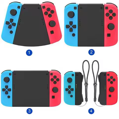 5 in 1 Connector Pack Hand Grip Cover Handle for Nintendo Switch oled Joy-Con Gamepad High-tech Surf
