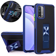 Armor Case For Xiaomi Redmi 9T 8 8A 9A 9C Car Magnetic Ring Holder Stand Cases For Redmi Note 9 10 Pro Max 10S 9S Redmi9T Cover