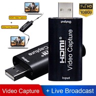 HDTV to USB Record Video Capture Audio Camera 4K 1080P Usb 2 to HDTV Converter Usb C Capture Card Ps4 Game Camera