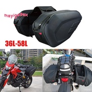 Motorcycle Oxford Cloth Waterproof Rear Back Seat Bag 36L-58L Travel Bag Saddle Bag Side  Bag Riding