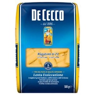 DE CECCO - 短管通心粉 Rigatoni﹙No. 24﹚- 500g﹙平行進口﹚