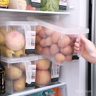 🚓Plastic Drawer Refrigerator Storage Box Freezer Food Grade Transparent Crisper Household Egg Storage Box Wholesale