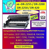 DR-2255 DR-2200 DR-2250 DR-420 Compatible DRUM Unit for Brother Printers DCP-7055 7065 MFC-7460 7860