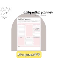 ADHD Planner, Adult ADHD Digital Planner, Academic Planner, Habit & Mood Tracker, Downloadable To-Do