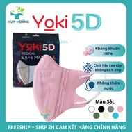 [Thùng 500 Cái] Khẩu trang 5D Mask Yoki 4 lớp kháng khuẩn siêu dày Khẩu trang y tế chống bụi tia UV