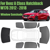 Custom Car Window Sunshade For Mercedes Benz A Class Hatchback W176 2012 - 2018 Sunshield Car Side W