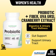 Nutricost, Women Probiotic, Support Digestion & Gut Health, Urinary Tract Wellness, 60 billion CFU, 